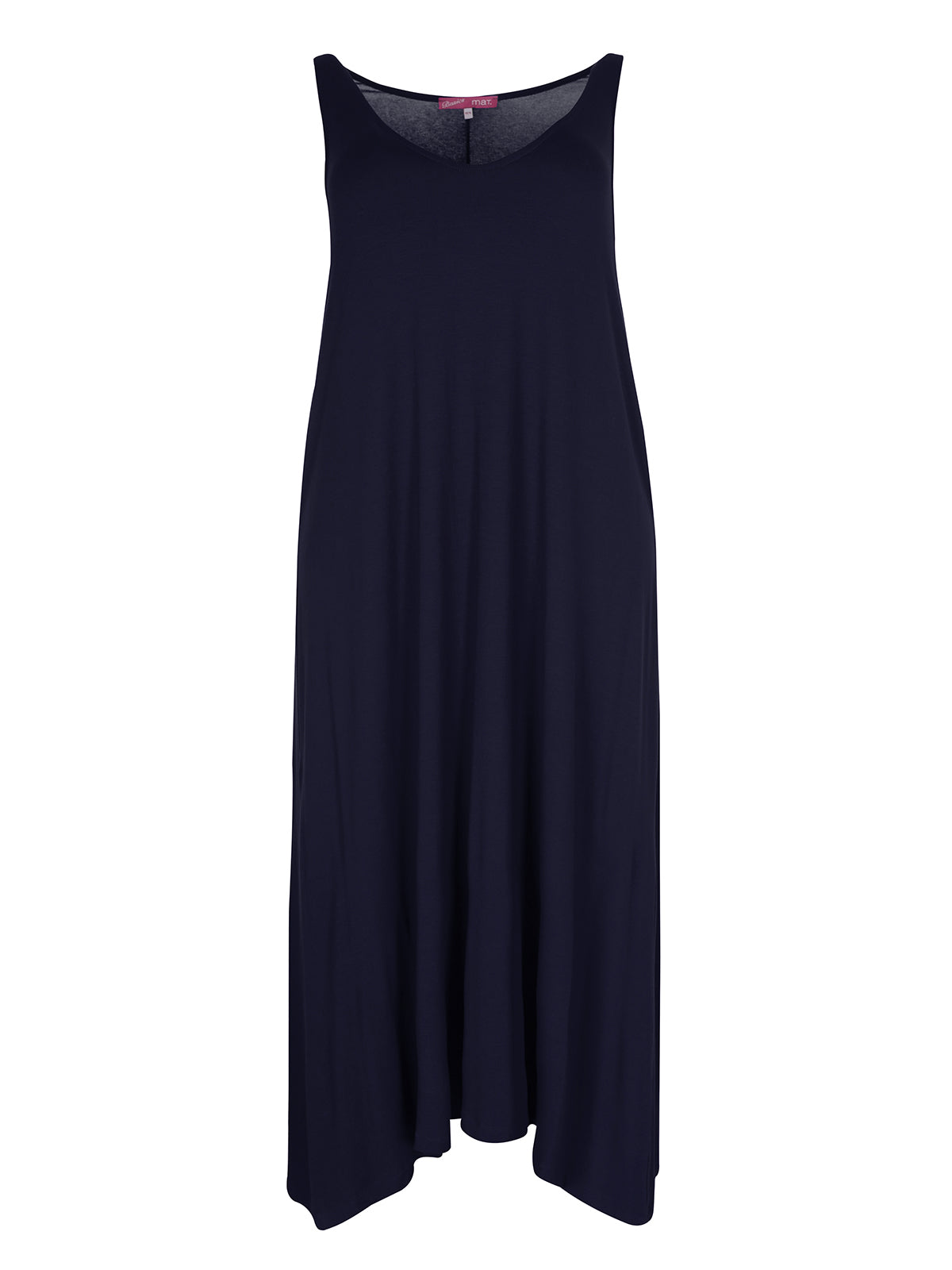 Mat Navy Maxi Dress