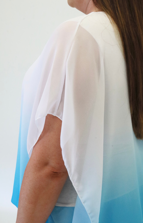 Melanie Magic Blouse in Blue