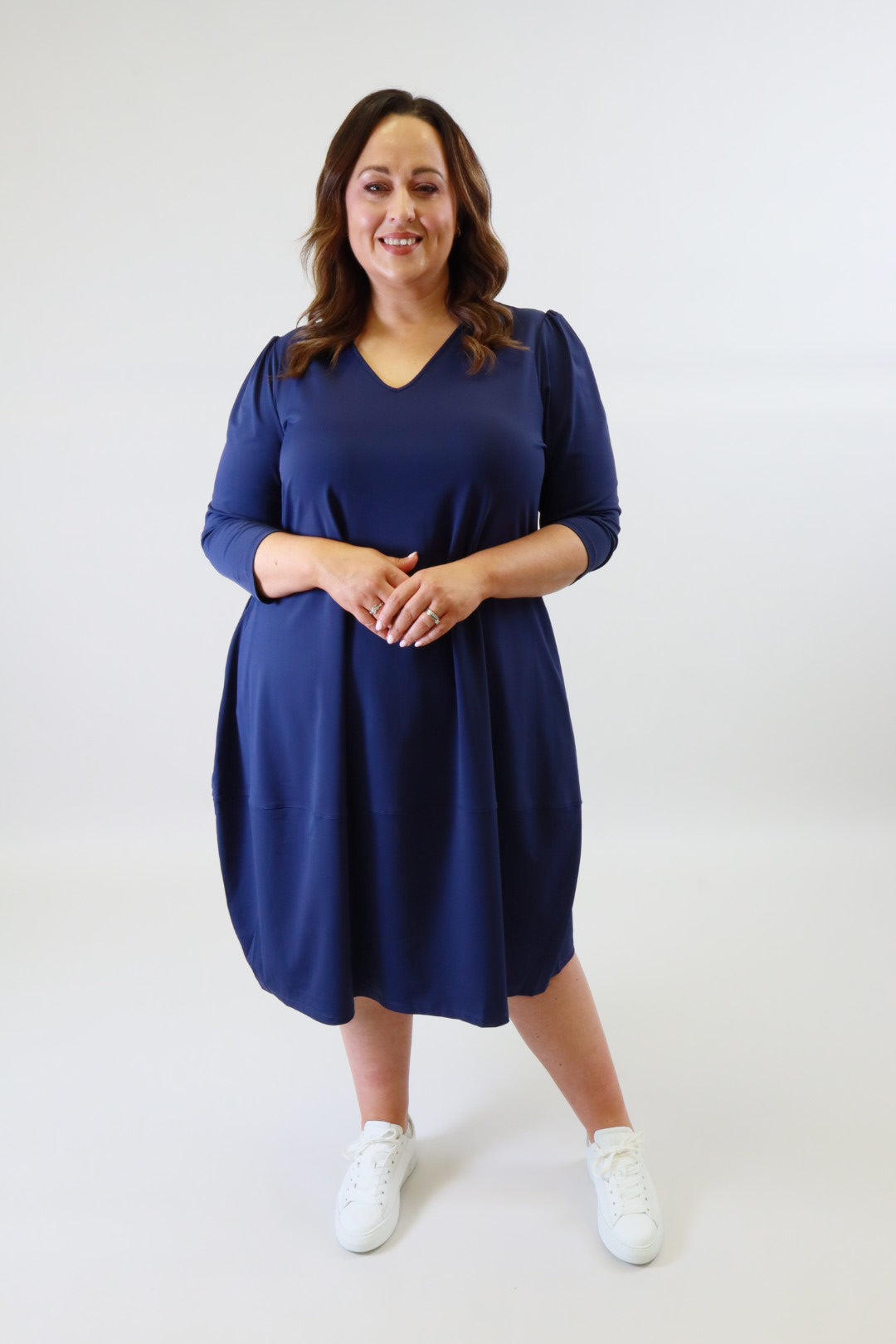 Mellomi Darcy Dress in Navy