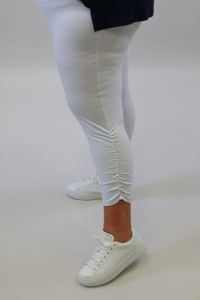 Mellomi Lara Ruched Leggings in White