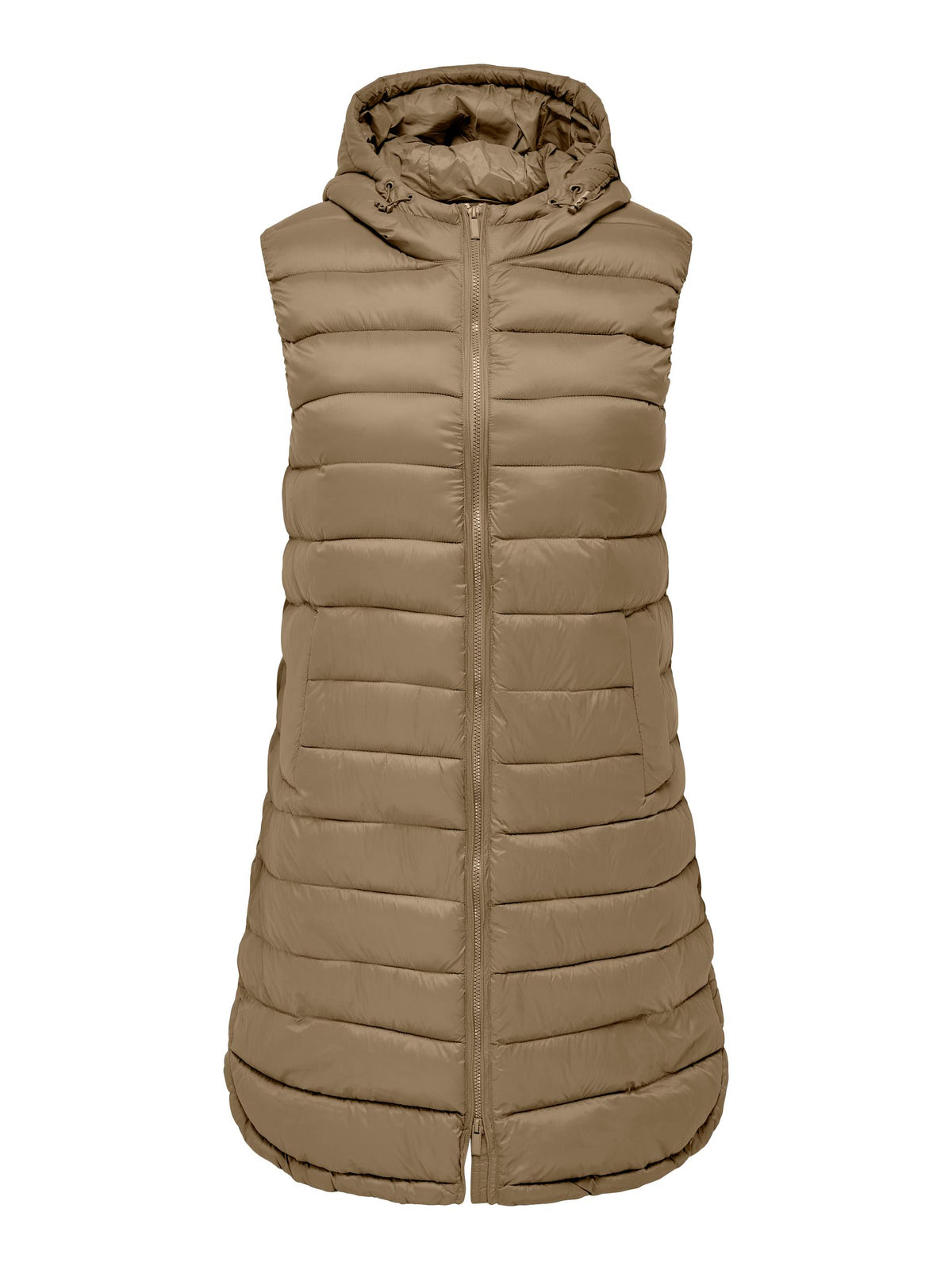 Only Carmakoma Brown Longline Gilet