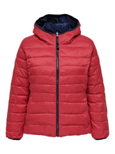 Only Carmakoma Reversible Jacket in Red/Navy