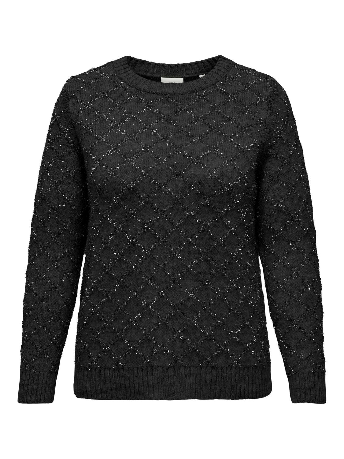 Only Carmakoma Alba Knit Jumper in Black