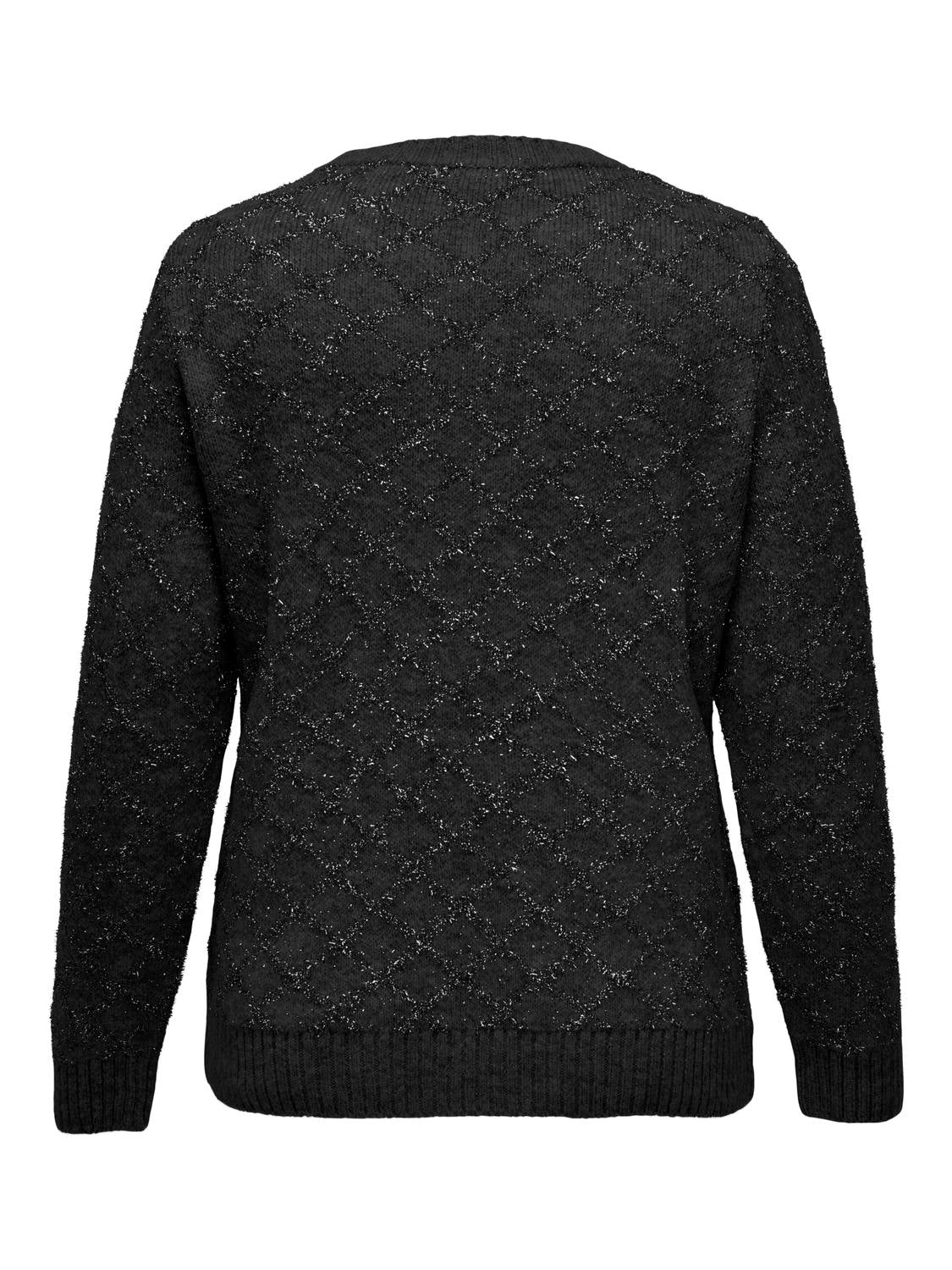 Only Carmakoma Alba Knit Jumper in Black