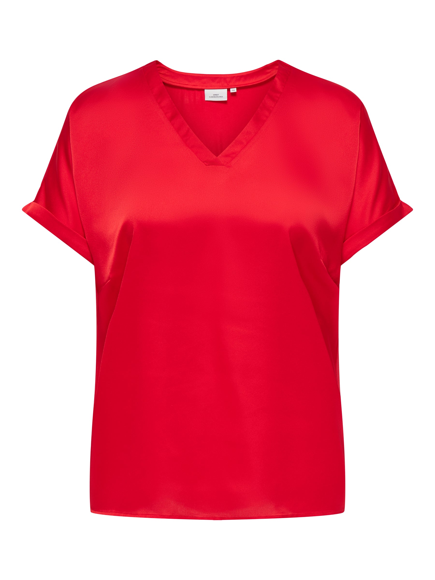 Only Carmakoma Brynja Blouse in Red