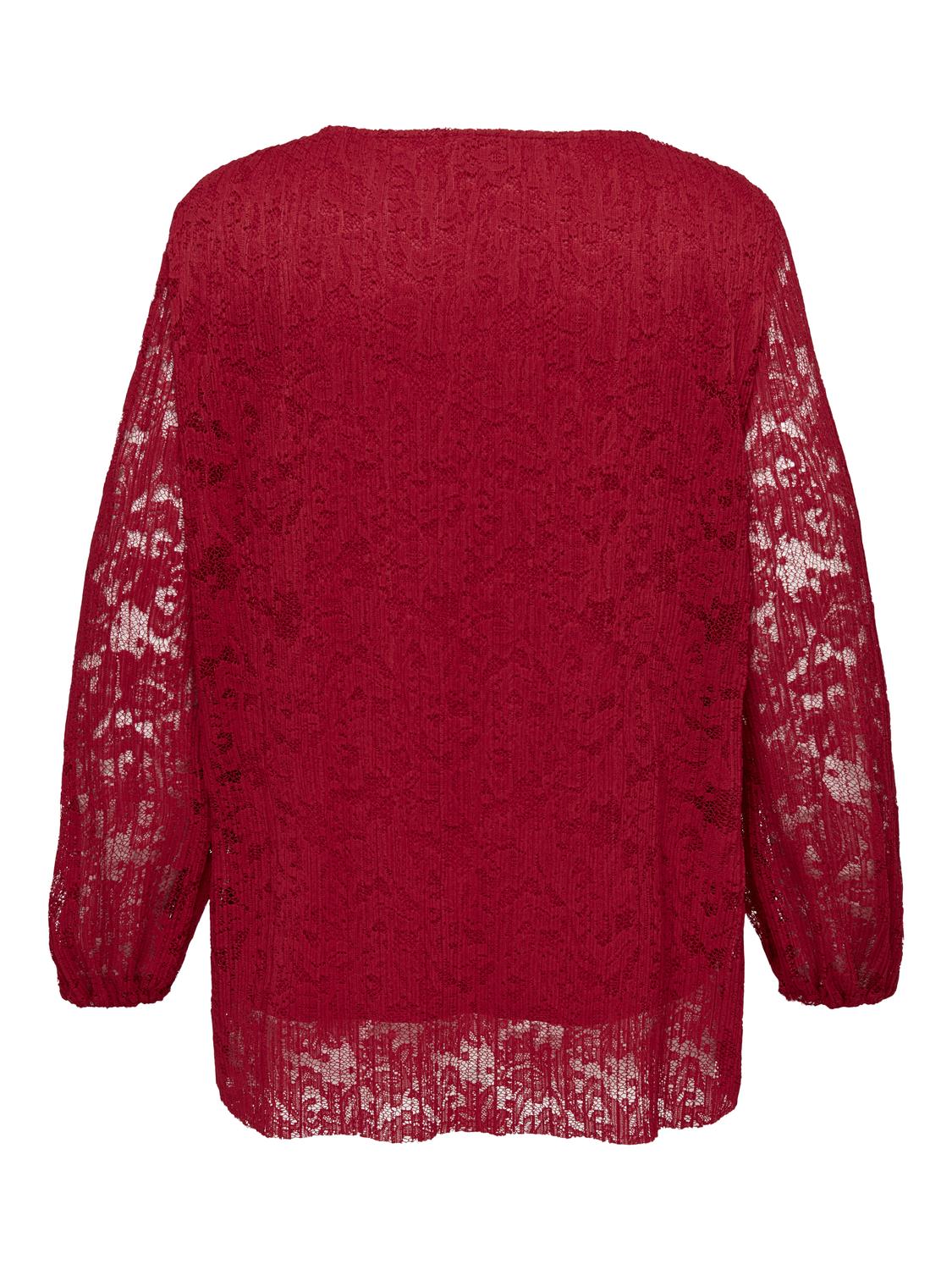 Only Carmakoma Losia Blouse in Red