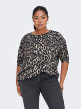 Only Carmakoma Alba Top in Taupe Leopard