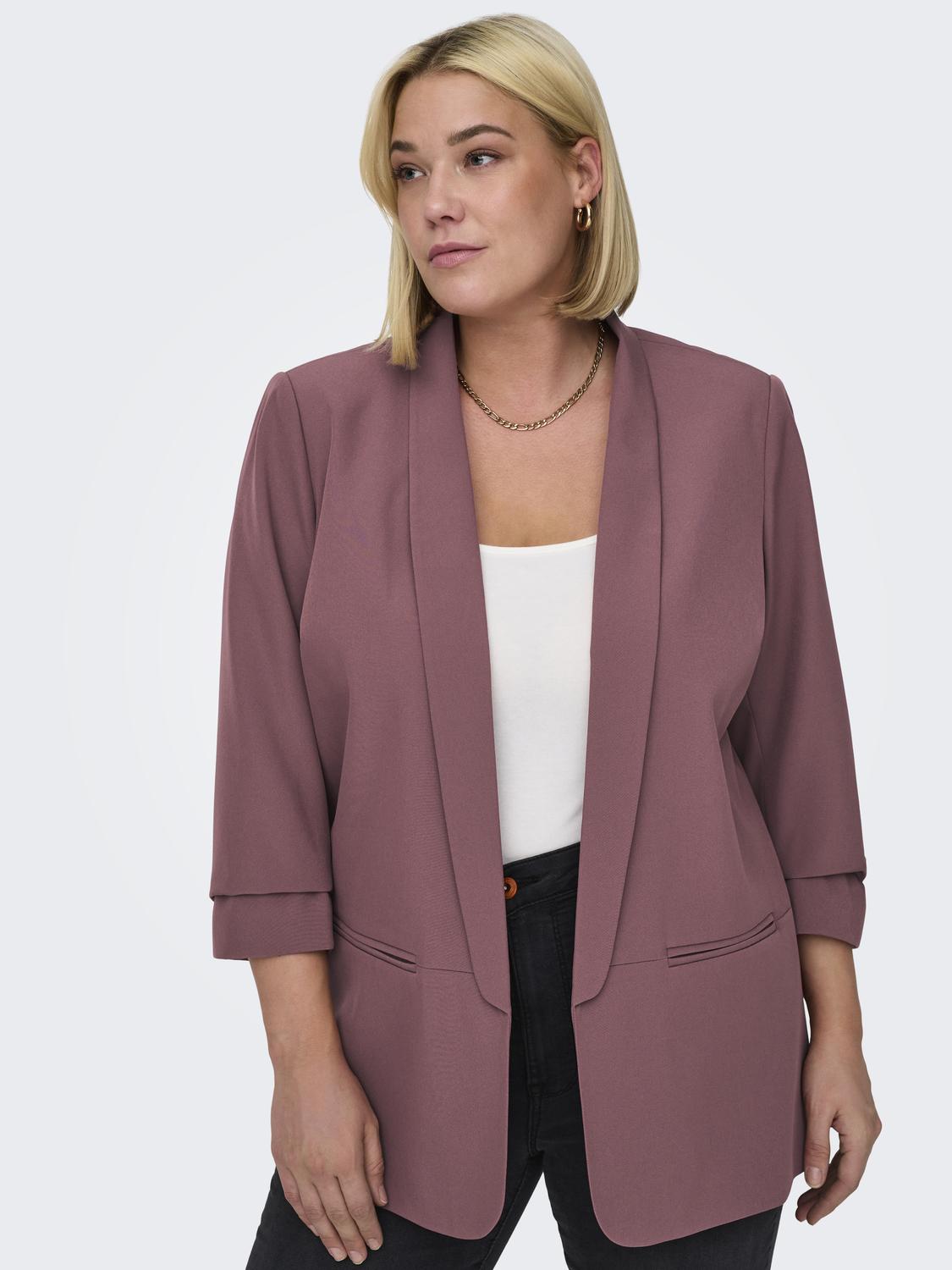 Only Carmakoma Elly Blazer in Rose Brown