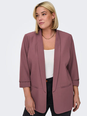 Only Carmakoma Elly Blazer in Rose Brown