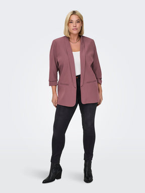 Only Carmakoma Elly Blazer in Rose Brown