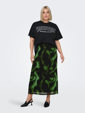 Only Carmakoma Forest Skirt in Green