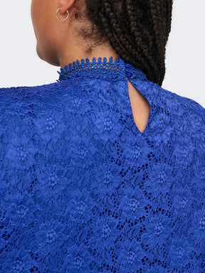 Only Carmakoma Lusia Blouse in Blue