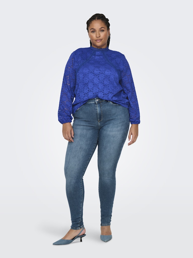 Only Carmakoma Lusia Blouse in Blue