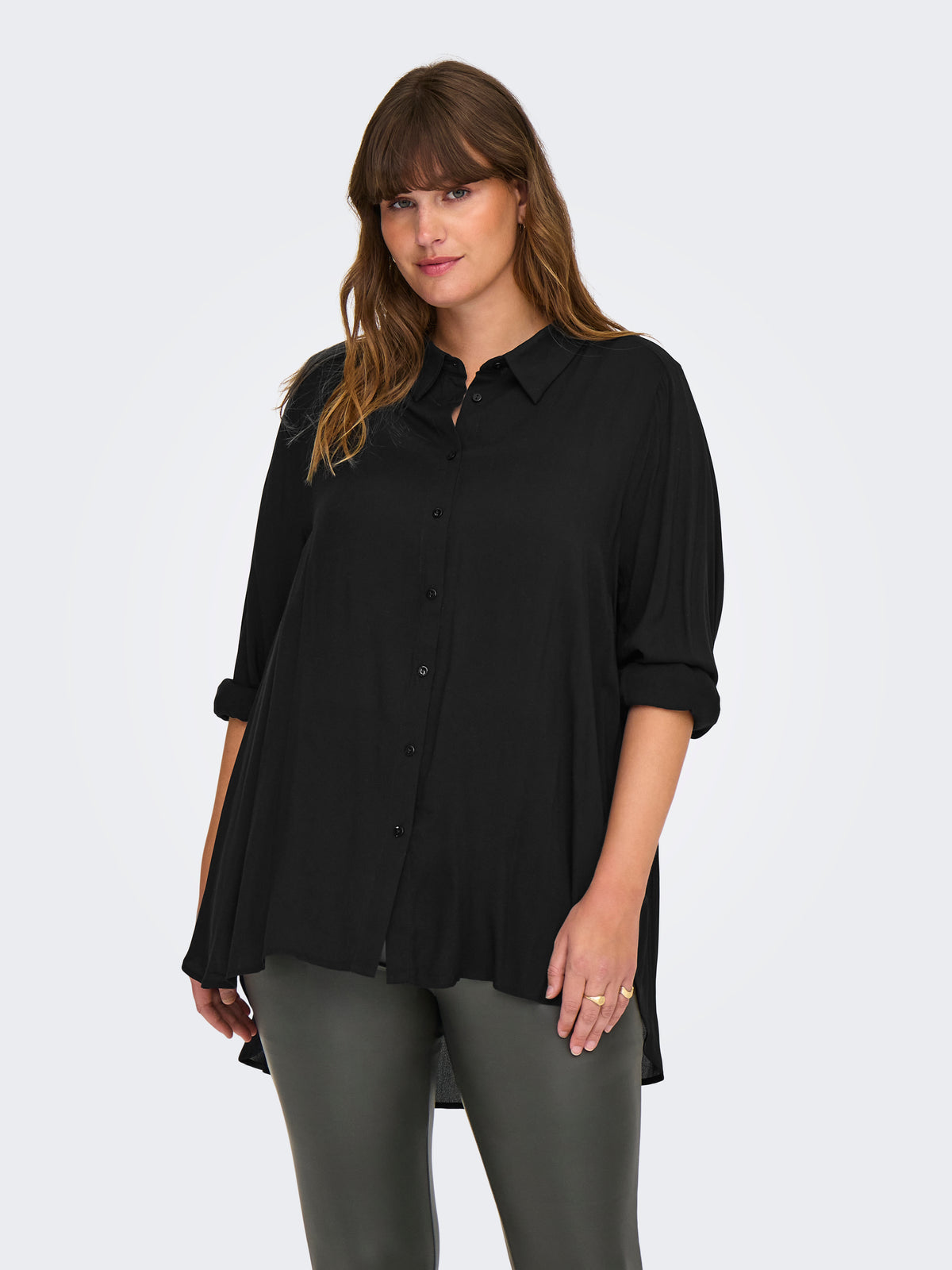 Only Carmakoma Frey Shirt in Black