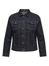 Only Carmakoma Wonder Denim Jacket in Dark Denim