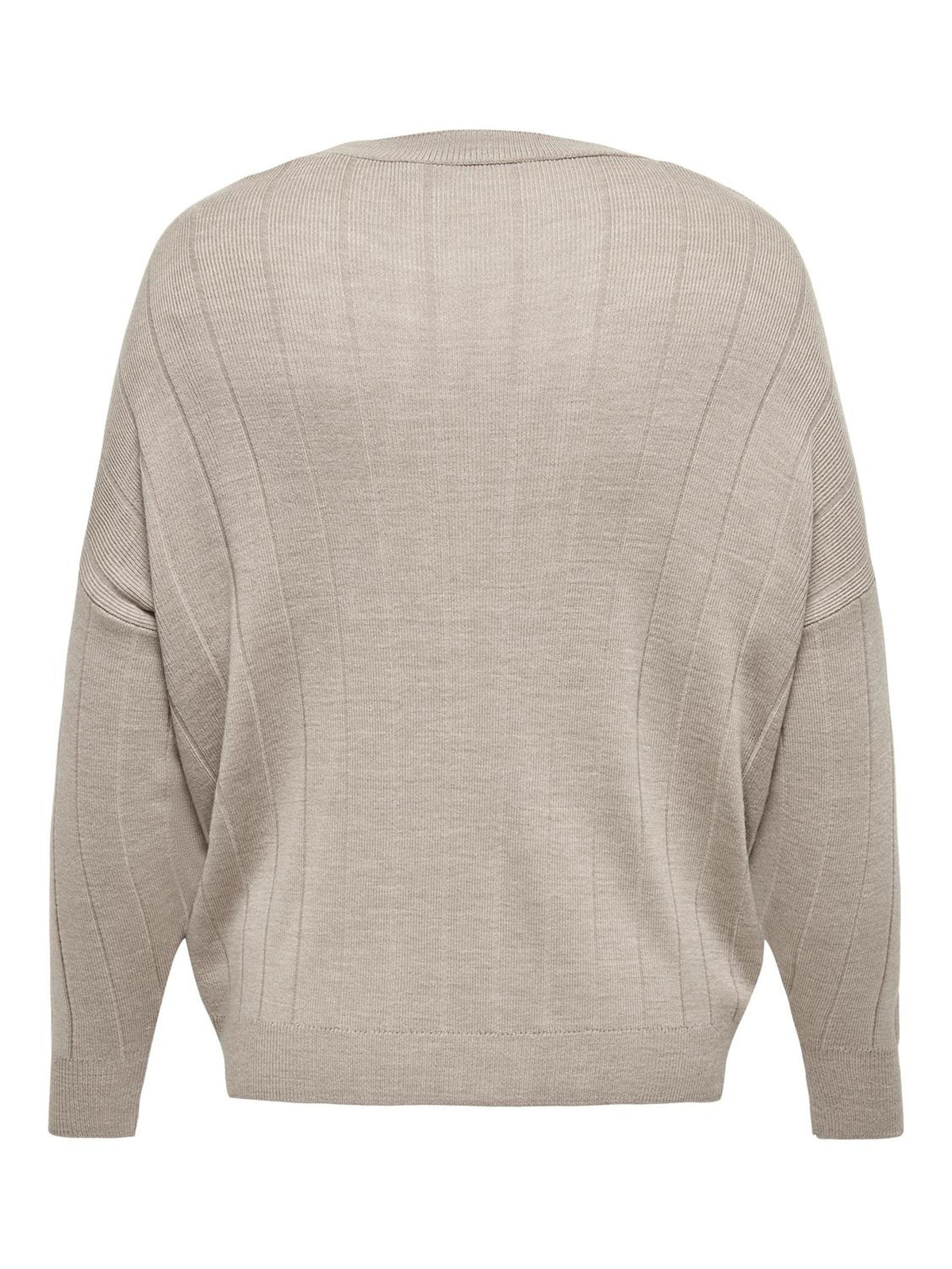 Only Carmakoma Tess Knit Jumper in Beige