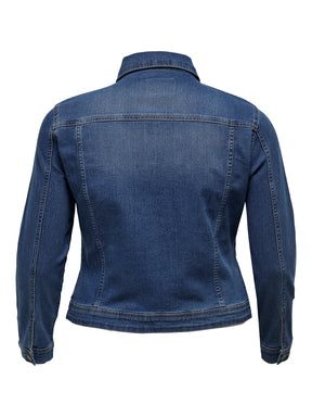 Only Carmakoma Denim Jacket in Classic Blue