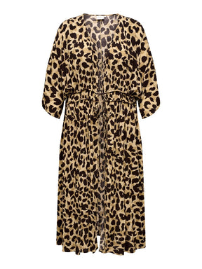 Only Carmakoma Bruno Leopard Kimono