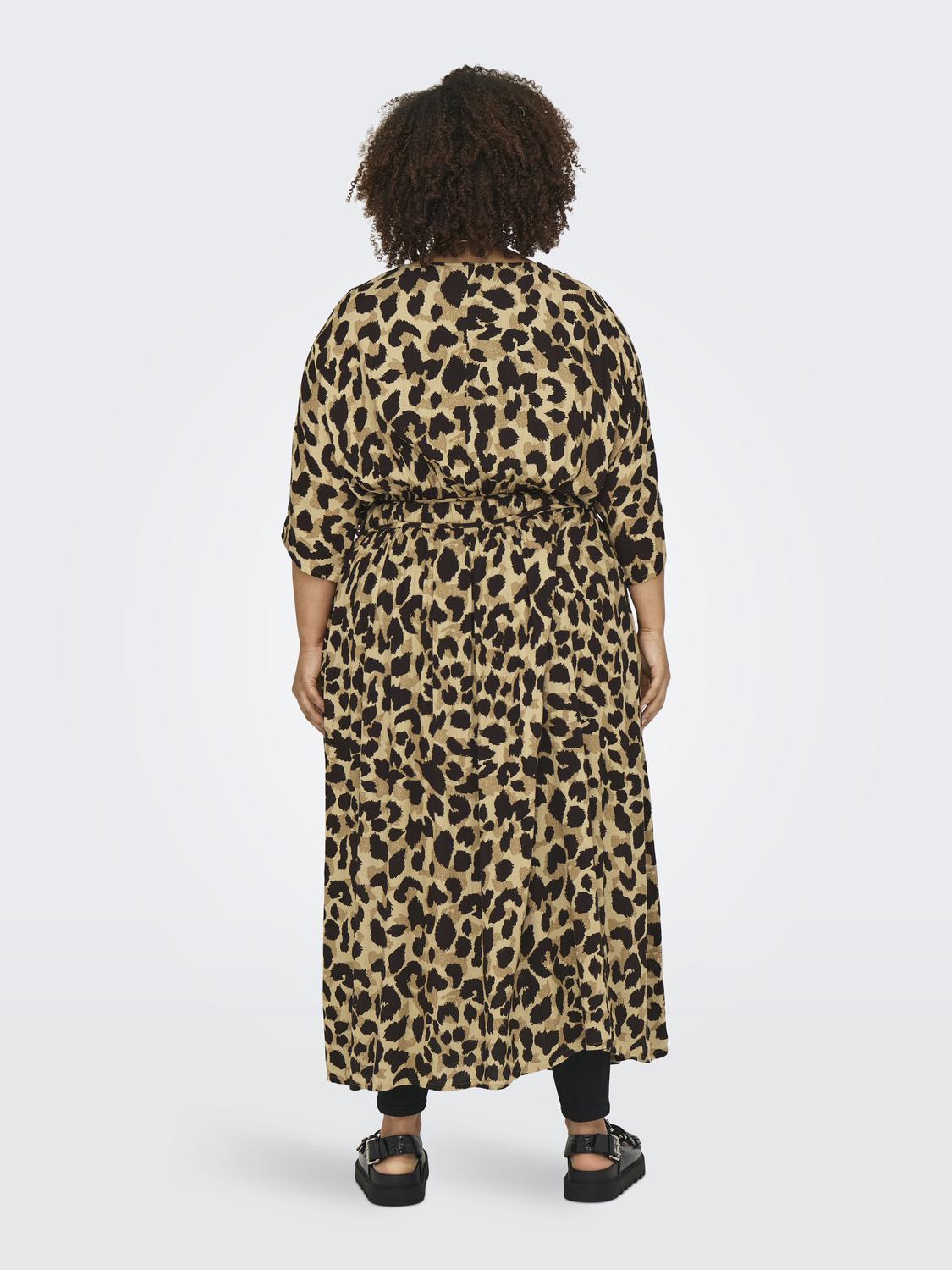 Only Carmakoma Bruno Leopard Kimono