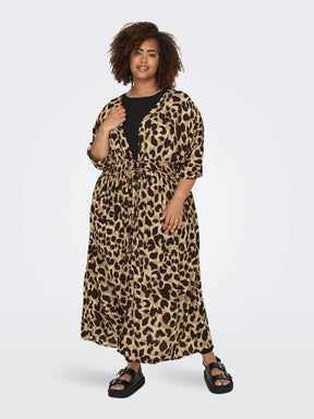 Only Carmakoma Bruno Leopard Kimono