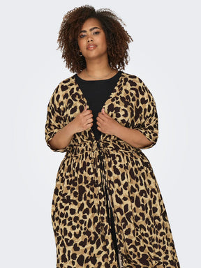 Only Carmakoma Bruno Leopard Kimono