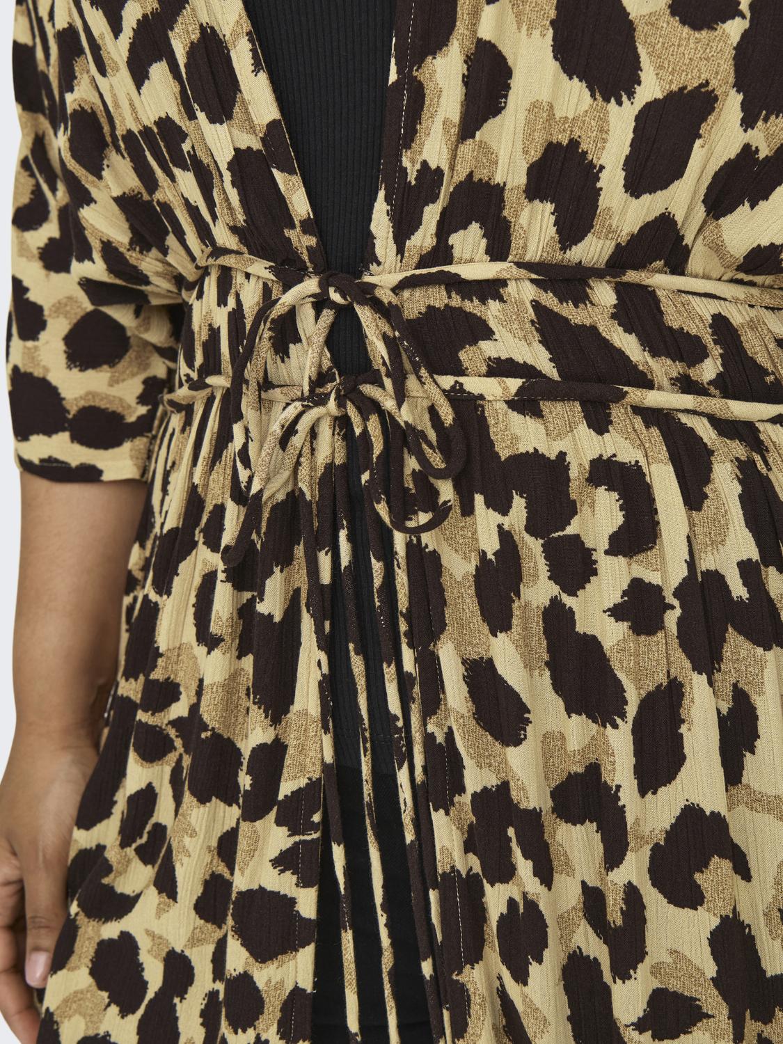 Only Carmakoma Bruno Leopard Kimono