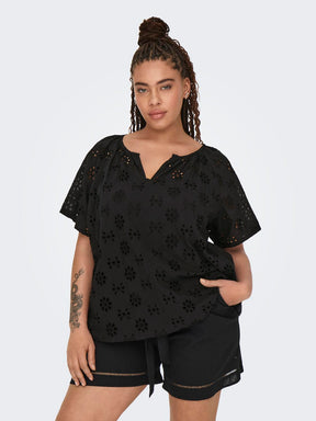 Only Carmakoma Lix Embroidered Top