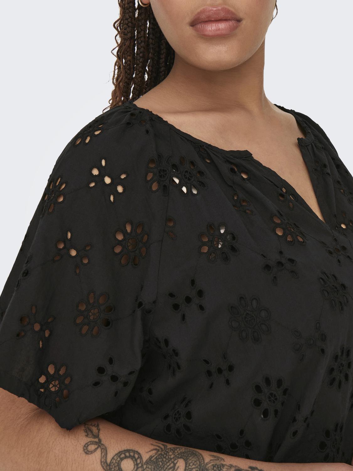 Only Carmakoma Lix Embroidered Top