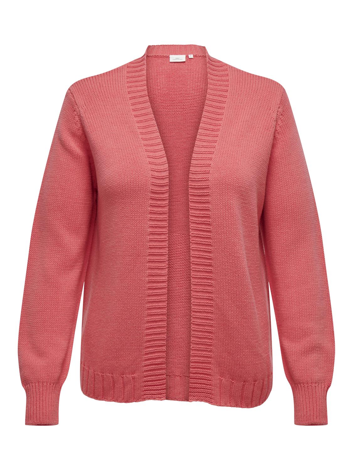 Only Carmakoma Millie Cardigan in Coral