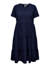 Only Carmakoma Lux Midi Dress in Navy