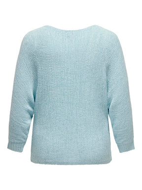 Only Carmakoma Geena Pullover in Blue