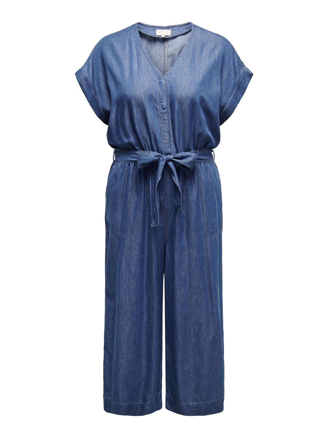 Only Carmakoma Yuka Denim Jumpsuit