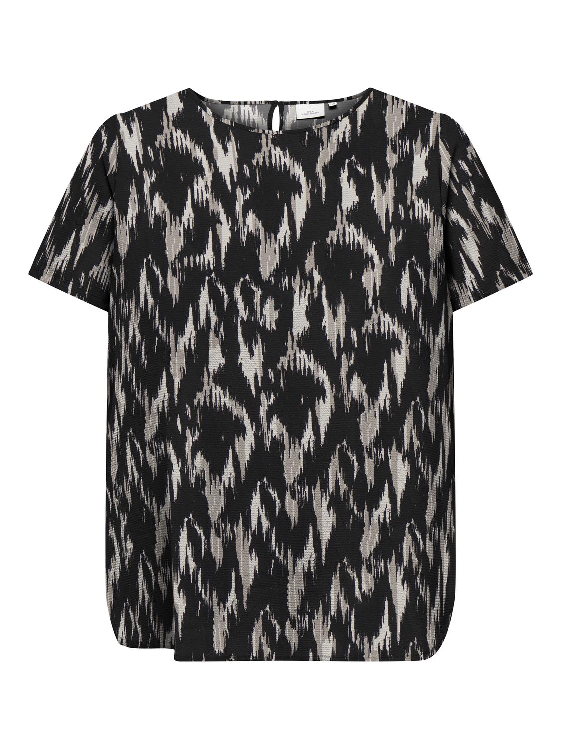 Only Carmakoma Vica Blouse in Abstract Print