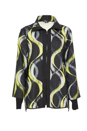 Ora Lime Swirl Jacket