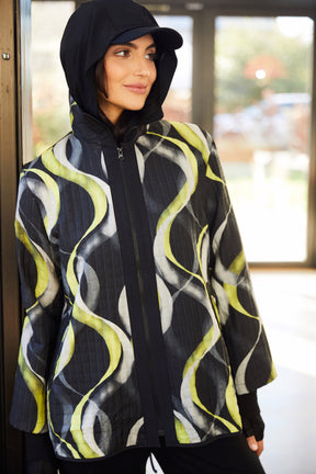 Ora Lime Swirl Jacket