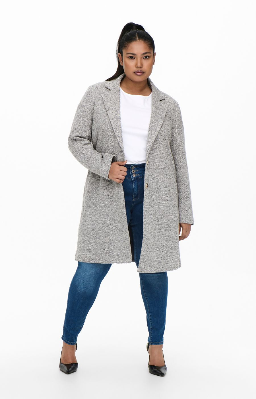 Only Carmakoma Carrie Coat in Grey