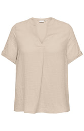 Only Carmakoma Jackie Blouse in Beige