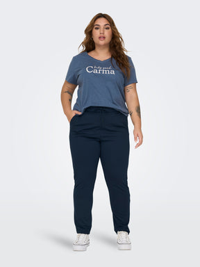 Only Carmakoma Life Trousers in Navy