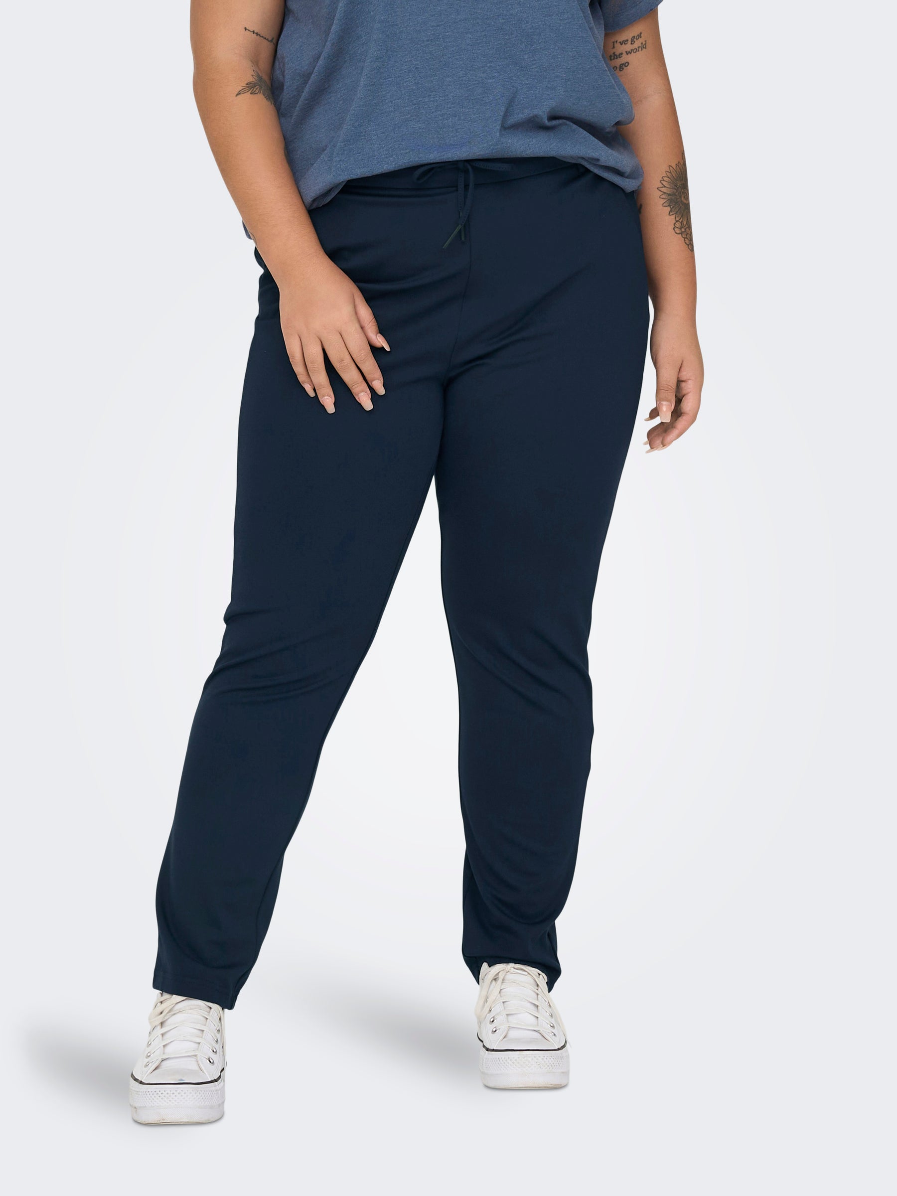 Only Carmakoma Life Trousers in Navy