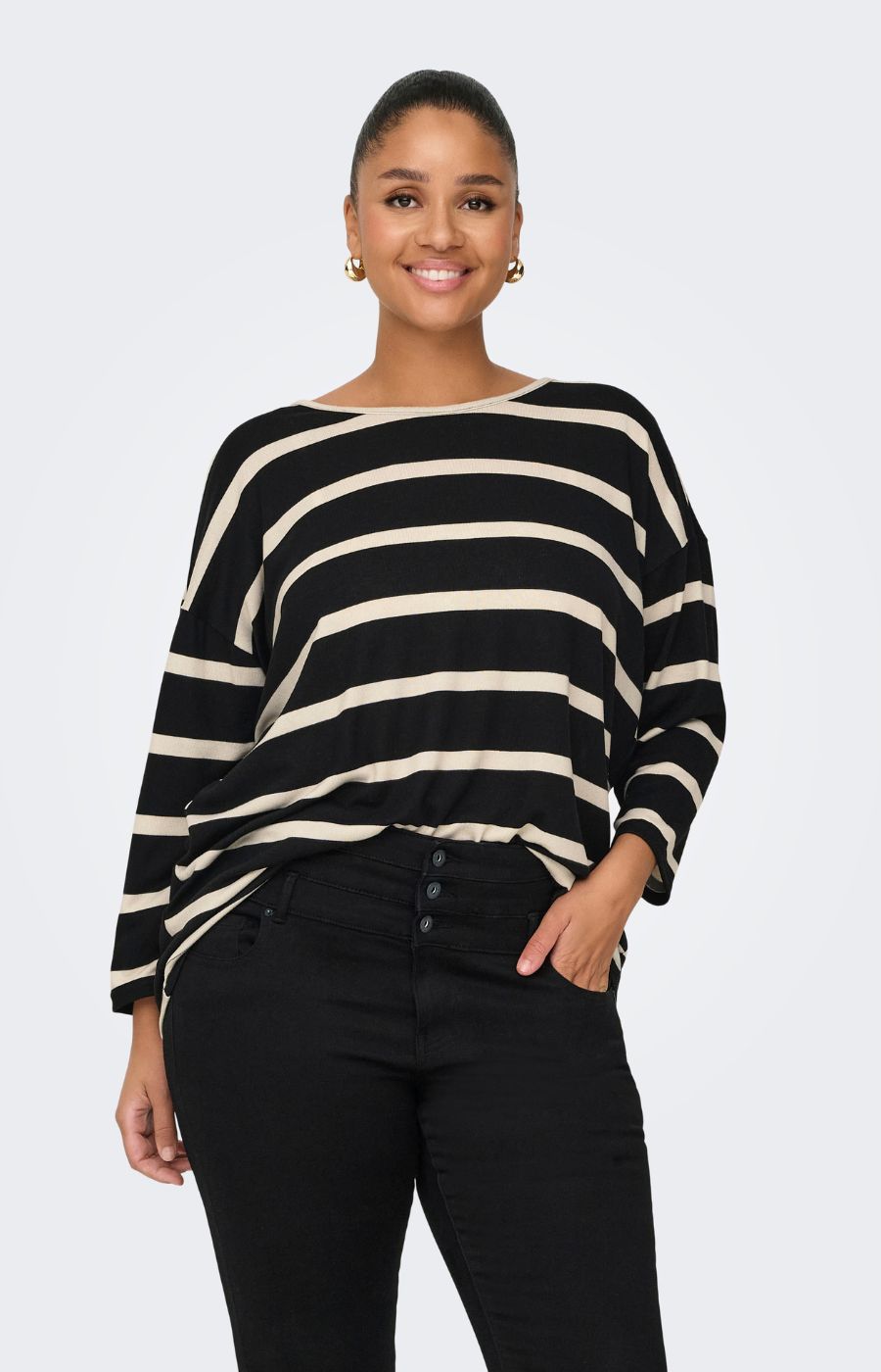 Only Carmakoma Striped Alba Top