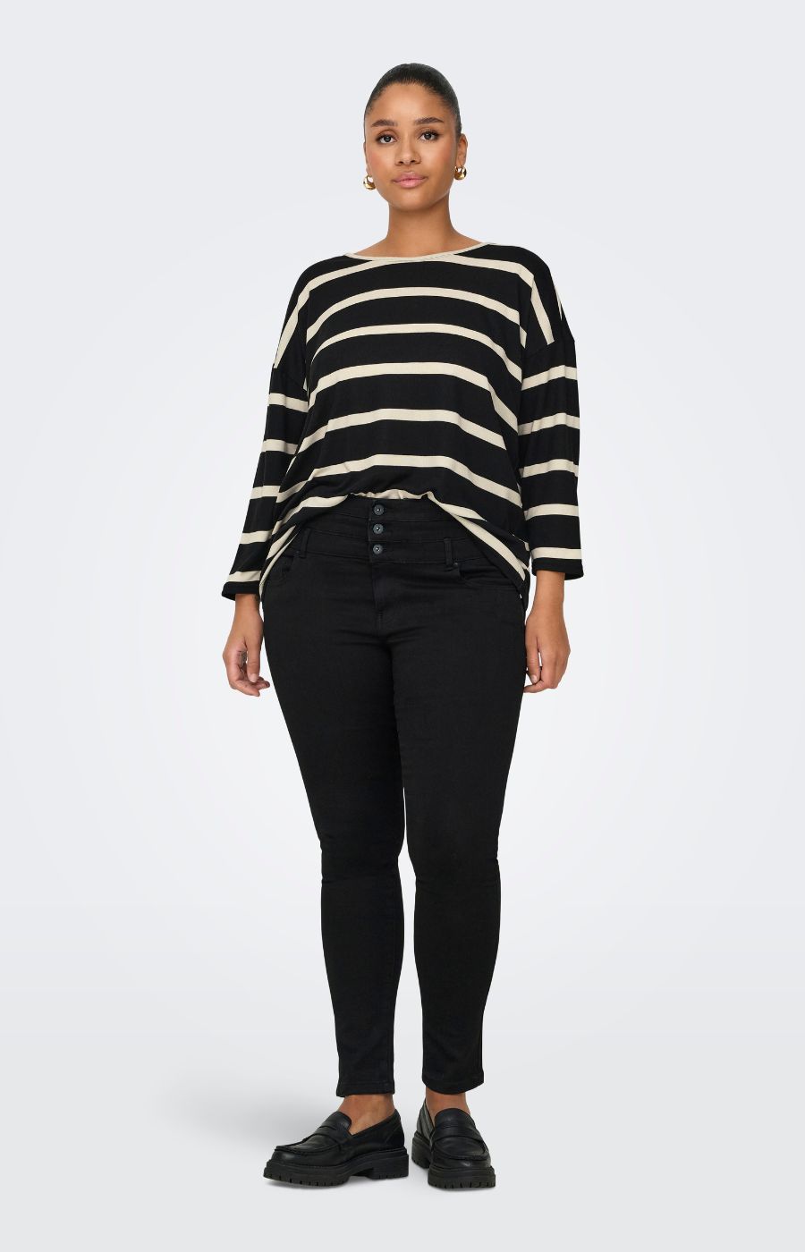 Only Carmakoma Striped Alba Top