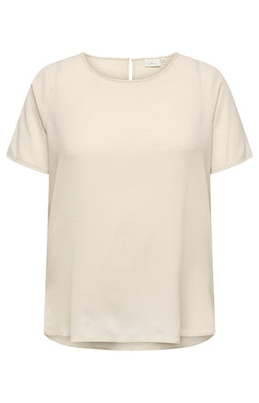 Only Carmakoma Vica Blouse in Cream