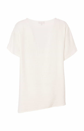 Ora Pocket White Top