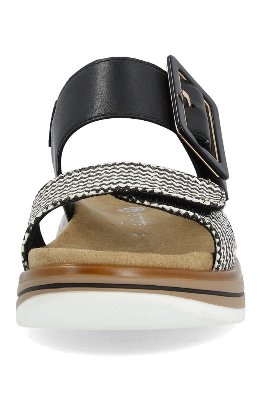 Remonte Sandal in Black/Brown