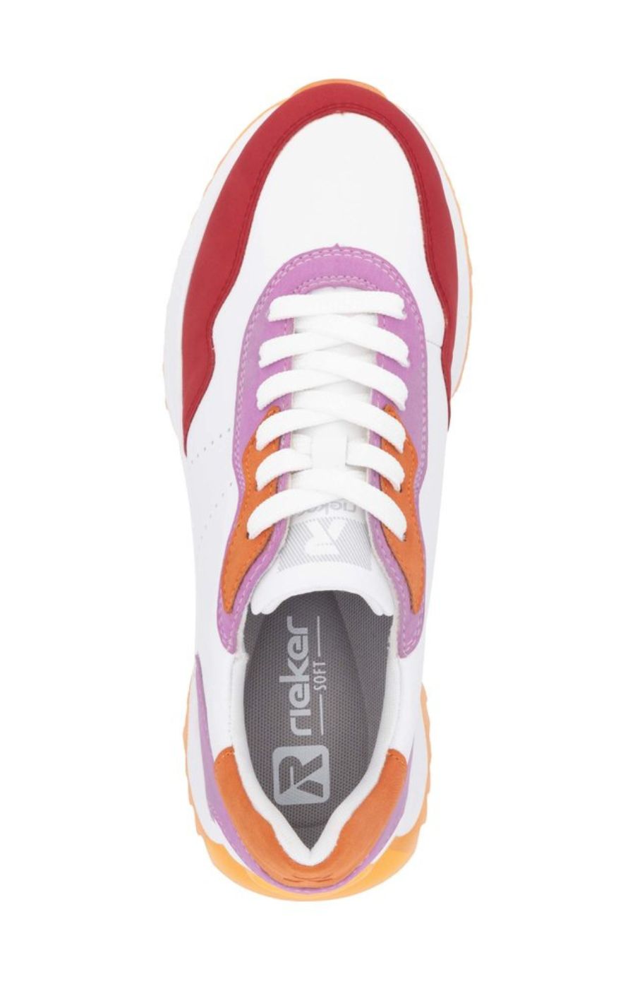 Rieker Trainer in White & Multicolour