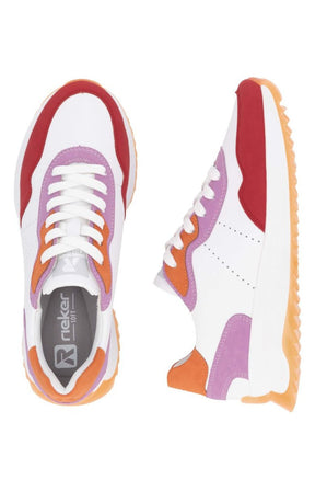 Rieker Trainer in White & Multicolour