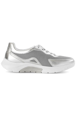 Rolling Soft Silver Trainer by Gabor