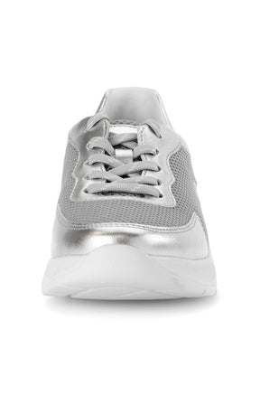 Rolling Soft Silver Trainer by Gabor