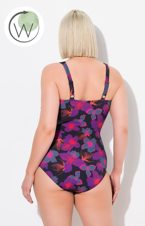 Ulla Popken Floral Swimsuit