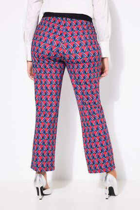 Ulla Popken Geo Print Trousers